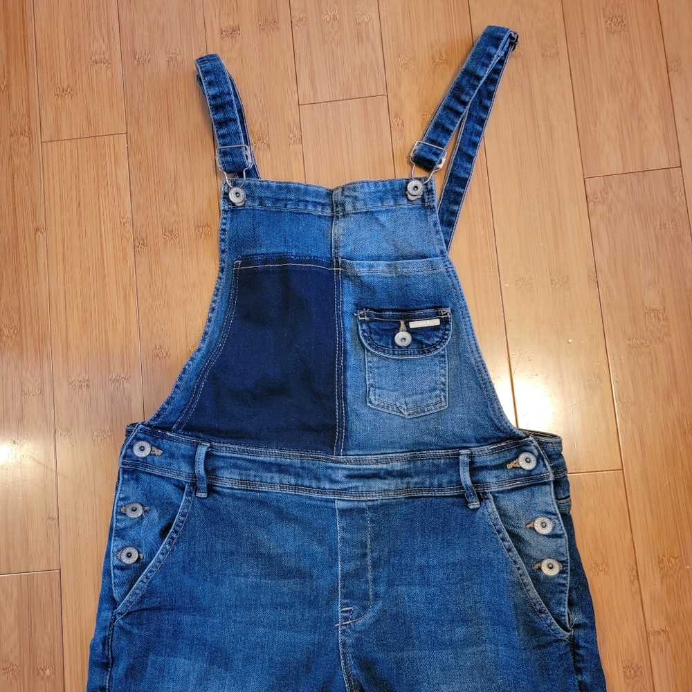 Superdry Patchwork Overalls Size Large - image 3